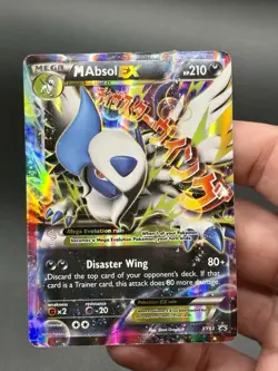 Pokemon TCG M Absol EX XY63 Black Star Promo Moderately Played - Image 1