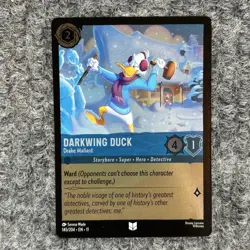 Disney Lorcana Winterspell Darkwing Duck 145/204 Uncommon Foil - Image 1