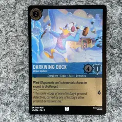Disney Lorcana Winterspell Darkwing Duck 145/204 Uncommon Foil - Image 2