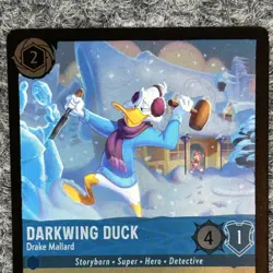 Disney Lorcana Winterspell Darkwing Duck 145/204 Uncommon Foil - Image 5