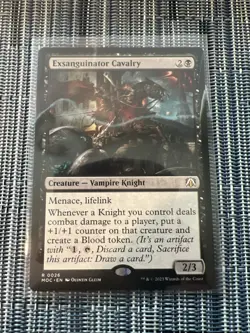 Exsanguinator Cavalry - March of the Machine Commander - NM - PACK FRESH - MTG - Image 1