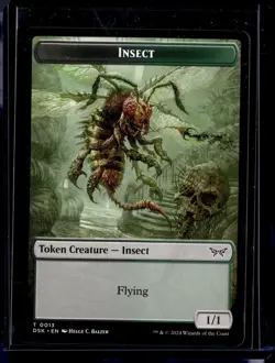 Insect - 13 - Token - DSK - NM - MTG Magic the Gathering - Image 1