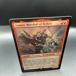 MTG FOIL Eomer, Marshal of Rohan -LTR- : Tales of Middle-Earth R0120 - Image 3