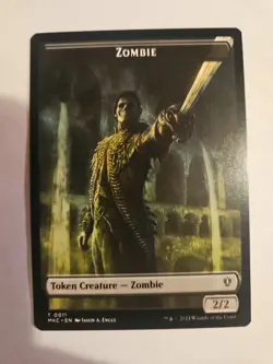 Zombie - Copy Token 0011-0027 Set of 2 Double Sided Token MKC MTG Near Mint - Image 2