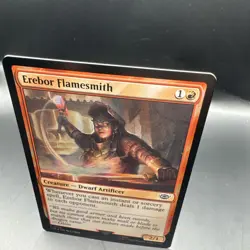 Erebor Flamesmith MTG LTR FOIL Magic The Gathering C0122 + 1 Regular Card - Image 2