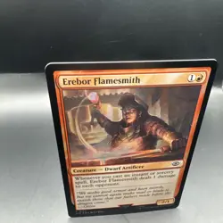 Erebor Flamesmith MTG LTR FOIL Magic The Gathering C0122 + 1 Regular Card - Image 3