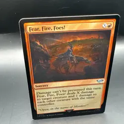 MTG Fear, Fire, Foes! (Foil) [Tales of Middle-Earth, + 1 Regular Card U0125 - Image 3