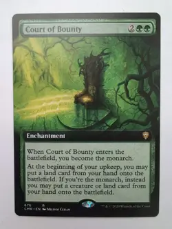 MTG Court of Bounty (CMR) Commander Legends (Extended Art) Regular Rare 676 - Image 1