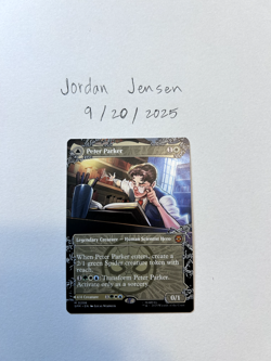 Peter Parker (0208) (Borderless) MTG Marvel's Spider-Man Regular - IN HAND - Image 1