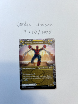 Peter Parker (0208) (Borderless) MTG Marvel's Spider-Man Regular - IN HAND - Image 2