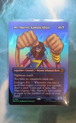 Ms. Marvel, Kamala Khan (Borderless) Marvel Super Heroes Foil - Image 1