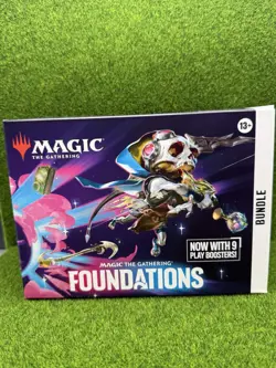 Magic the Gathering Foundations Bundle 9 Boosters, Sealed New - Image 1