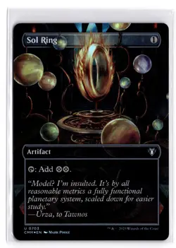 Sol Ring (Borderless) 703 Commander Masters Magic: The Gathering Foil NM - Image 1