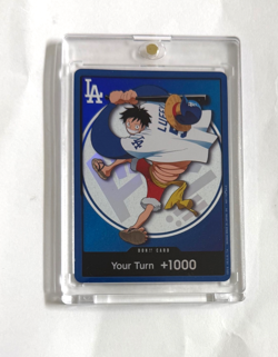 2026 One PiecexDodgers Promo Card Monkey D. Luffy - Image 2