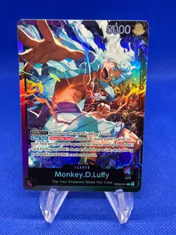 One Piece Starter Deck 26 Purple/Black Monkey D Luffy OP09-061 Leader NM - Image 1