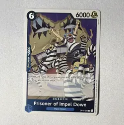 Bandai One Piece Card Game Prisoner of Impel Down OP16-042 C 6000 6 Regular - Image 1