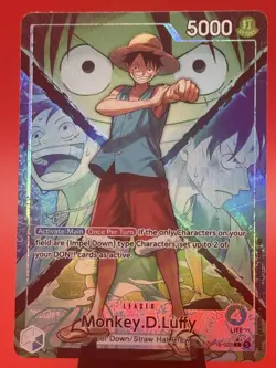 One Piece Monkey.D.Luffy (022) (Alternate Art) OP16-022 The Time of Battle Foil - Image 1