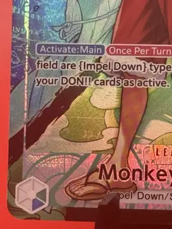 One Piece Monkey.D.Luffy (022) (Alternate Art) OP16-022 The Time of Battle Foil - Image 4
