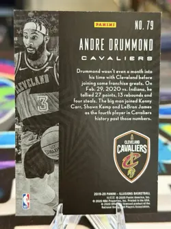 Panini Illusions 2019-20 Andre Drummond Gold 08/10 - Image 2