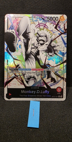 Monkey D. Luffy Leader Alt Art Parallel Holo EN ST21-001 Gear 5 ST-21 - Image 1
