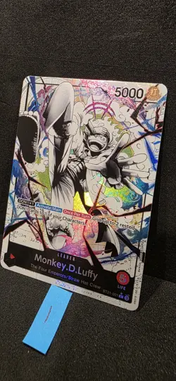 Monkey D. Luffy Leader Alt Art Parallel Holo EN ST21-001 Gear 5 ST-21 - Image 2