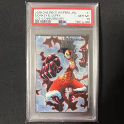 PSA10 One Piece Wafers Card Luffy - Image 1