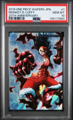 PSA10 One Piece Wafers Card Luffy - Image 3
