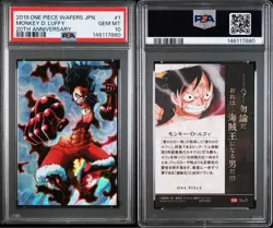 PSA10 One Piece Wafers Card Luffy - Image 5