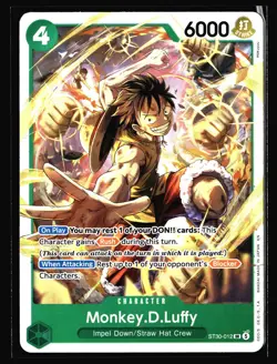 Starter Deck EX: Luffy & Ace Monkey.D.Luffy #ST30-012 - Image 1
