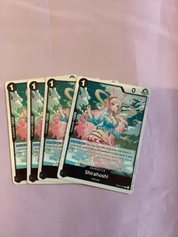 One Piece TCG Card - (Playset) - 4x OP05-082 - Shirahoshi - Rare - Eng - Image 1