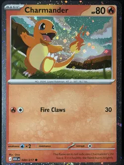 TAIL SWIRL 🌀💫 Charmander 020/217 Cosmos Holo Ascended ASC Pokemon Card NM #1 - Image 5