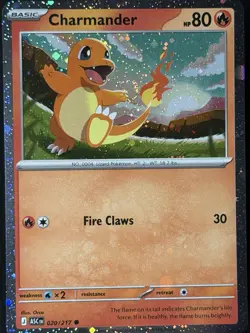 TAIL SWIRL 🌀💫 Charmander 020/217 Cosmos Holo Ascended ASC Pokemon Card NM #2 - Image 5