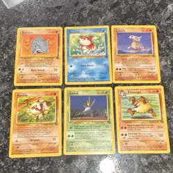 Pokemon MiNT!! 6 Card Vintage 1999 Jungle Set Lot see notes for details! - Image 1