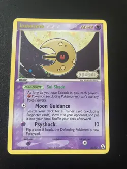 Lunatone 20/92 Ex Legend Maker Stamped Holo Pokemon Card - Image 1