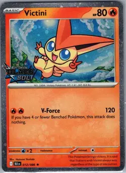 Victini (Black Bolt Stamped) 012/086 - Pokemon Card - NM - Image 1