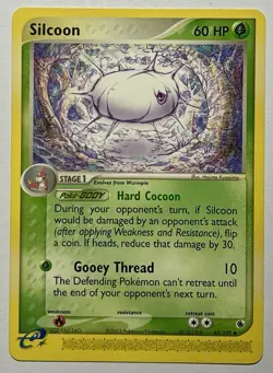 Silcoon 43/109 (NM) Common EX Ruby & Sapphire 2003 Pokemon Card TCG - Image 1