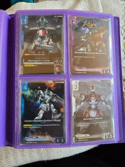 Gundam TCG lot of 25 Starter deck / OP promo alt art cards - Image 1