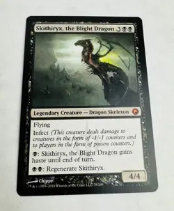 1x MTG - NM - Skithiryx, the Blight Dragon - Scars of Mirrodin Light Play - Image 1