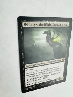 1x MTG - NM - Skithiryx, the Blight Dragon - Scars of Mirrodin Light Play - Image 2