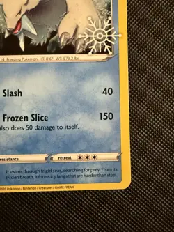 POKEMON TCG: BEARTIC 049/189 HOLIDAY CALENDER STAMPED PROMO CARD NM - Image 2