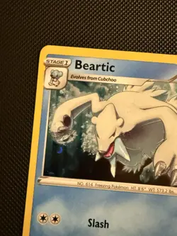 POKEMON TCG: BEARTIC 049/189 HOLIDAY CALENDER STAMPED PROMO CARD NM - Image 4