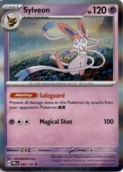 Sylveon 040/131 SV: Prismatic Evolutions Pokemon Card TCG - Image 1