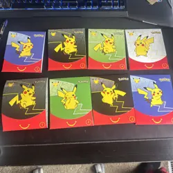 Lot Of 8 Sealed Pokemon 25th Anniversary McDonald's Happy Meal Card Packs 2021 - Image 1