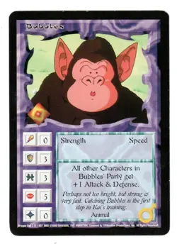 1997 Ani-Mayhem Dragon Ball Z - Bubbles (Rare) - Shueisha CCG DBZ Anime Card - Image 1