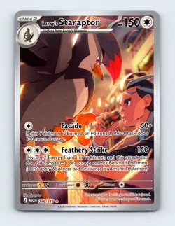 NM Larry's Staraptor 249/217 ME: Ascended Heroes Illustration Rare Pokemon Card - Image 1