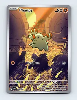 NM Phanpy 205/191 Surging Sparks Illustration Rare Pokemon Card - Image 1