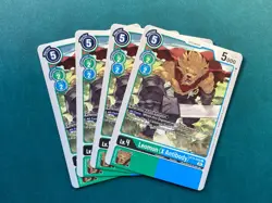 Leomon (X Antibody) BT9-050 Playset X Record Digimon Card Game x4 - Image 1