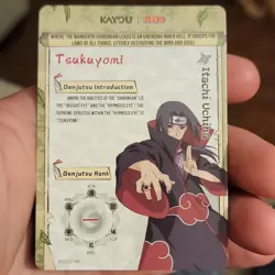KAYOU Naruto Itachi Uchiha Tsukuyomi SSR Holo Card NRSA03-SSR-012L3 - Image 2