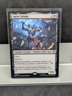 Agent Venom X1 NM Marvel's Spider Man MTG - Image 1
