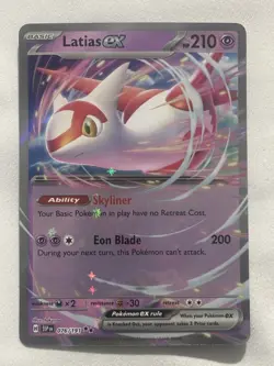 Pokemon TCG Latias Ex 076/191 Surging Sparks Double Rare NM Card - Image 1